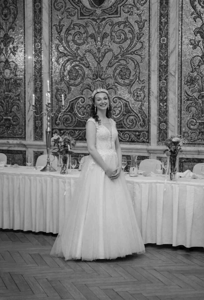 Braut in Mozartsaal